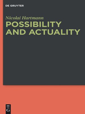 cover image of Possibility and Actuality